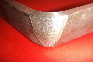 Prova di piega laterale su giunto saldato mod / Side bending test on welded joint mod